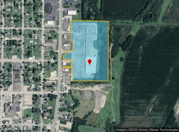  2100 N 2202 Park Rd, Connersville, IN Parcel Map