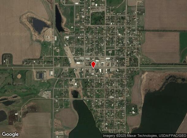  103 W Main St, Ashley, ND Parcel Map