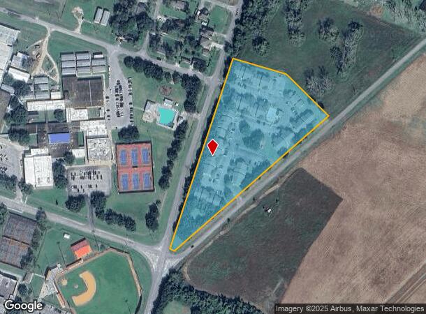 2500 Junior College Blvd, Wharton, TX Parcel Map