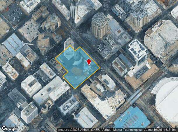  132 E Trade St, Charlotte, NC Parcel Map