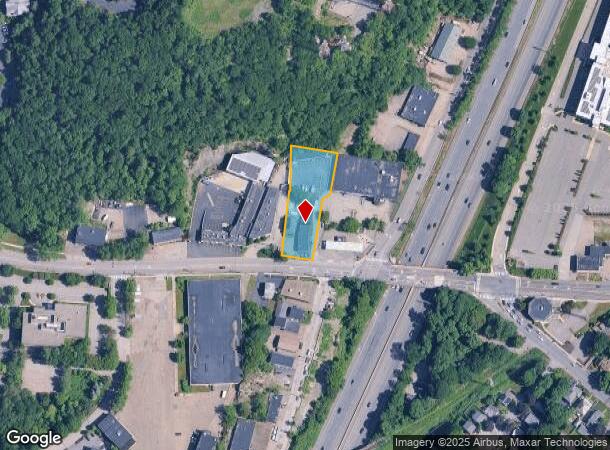  1345 Main St, Waltham, MA Parcel Map