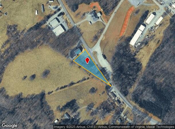 1650 Scruggs Rd, Wirtz, VA Parcel Map