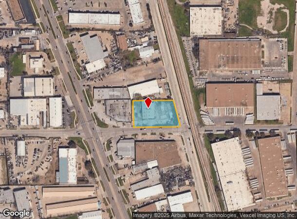  2719 Southwell Rd, Dallas, TX Parcel Map