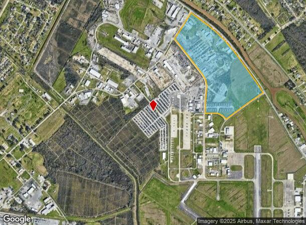  218 Moffet Rd, Houma, LA Parcel Map