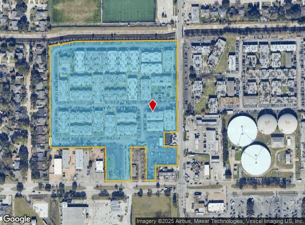  3313 Campbell Rd, Houston, TX Parcel Map