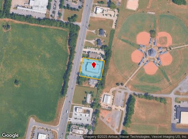  2206 Memorial Blvd, Murfreesboro, TN Parcel Map