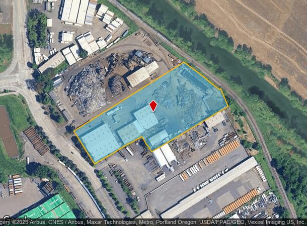  9645 N Columbia Blvd, Portland, OR Parcel Map