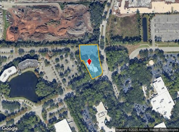  7400 Baymeadows Way, Jacksonville, FL Parcel Map