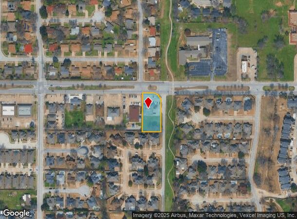 2620 Harwood Rd, Arlington, TX Parcel Map
