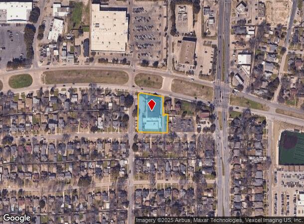  2442 W Jefferson Blvd, Dallas, TX Parcel Map