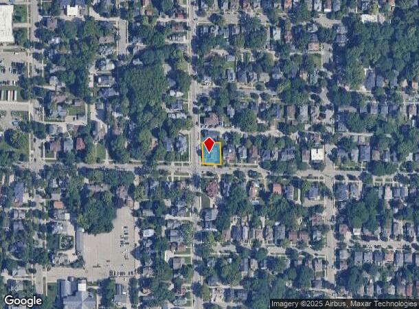  601 Fountain St Ne, Grand Rapids, MI Parcel Map