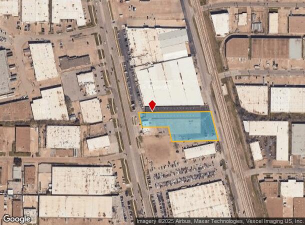  10844 Harry Hines Blvd, Dallas, TX Parcel Map