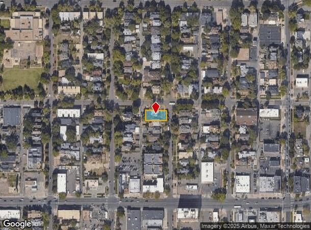  1575 Vine St, Denver, CO Parcel Map