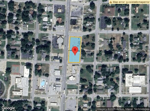  1400 Military Ave, Baxter Springs, KS Parcel Map