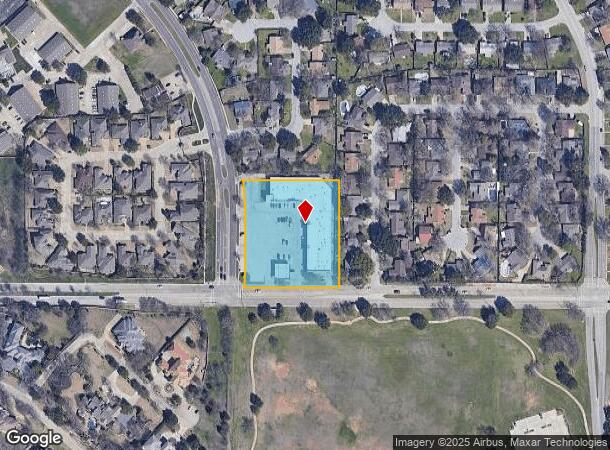  3901 W Arkansas Ln, Arlington, TX Parcel Map