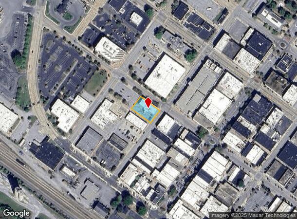  201 W Market St, Kingsport, TN Parcel Map