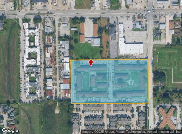 7313 Northline Dr, Houston, TX Parcel Map