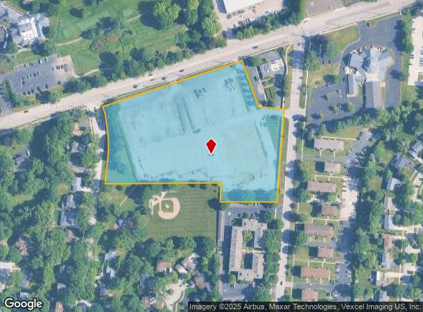 1256 E Chicago Ave, Naperville, IL Parcel Map