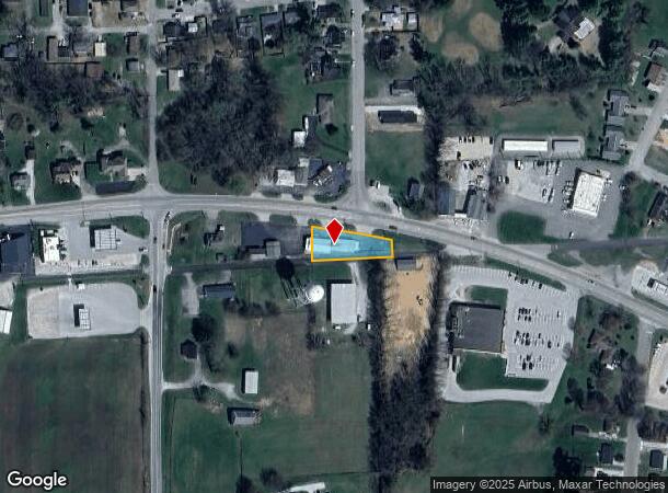 1056 W Commerce St, Brownstown, IN Parcel Map