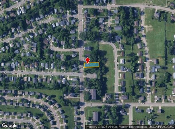  1220 Mcarthur Ave, Dayton, OH Parcel Map