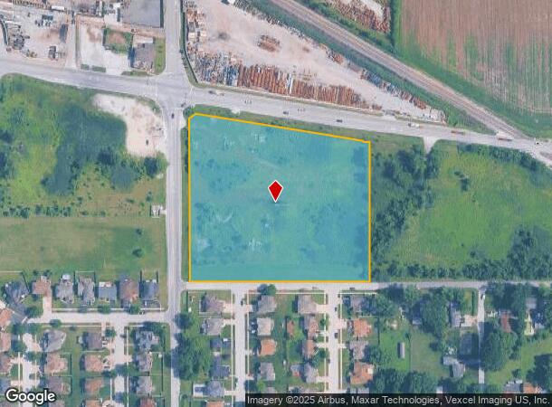 1600 Thornton Lansing Rd, Lansing, IL Parcel Map