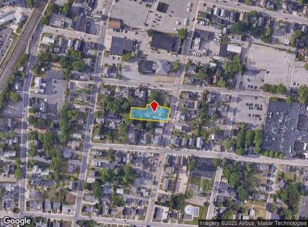 117 Pine St, Attleboro, MA Parcel Map