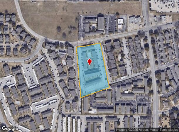  8701 Calmont Ave, Fort Worth, TX Parcel Map