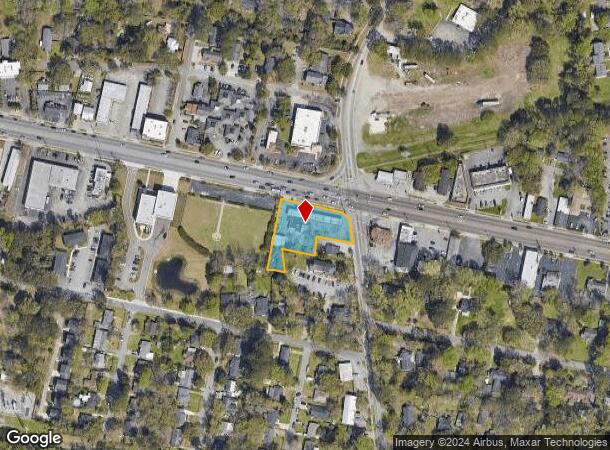  1805 Savannah Hwy, Charleston, SC Parcel Map