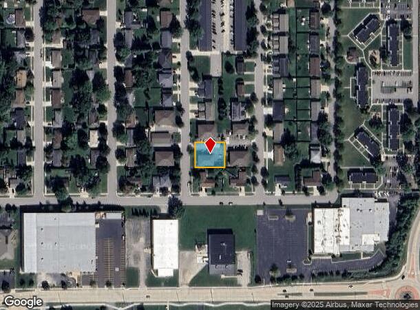  1350 Honeysuckle Ln, Neenah, WI Parcel Map