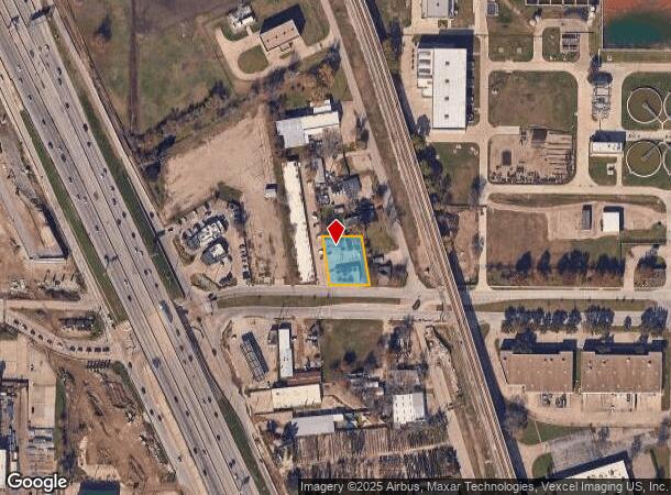 1608 Whitlock Ln, Carrollton, TX Parcel Map