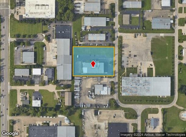  8635 N Industrial Rd, Peoria, IL Parcel Map