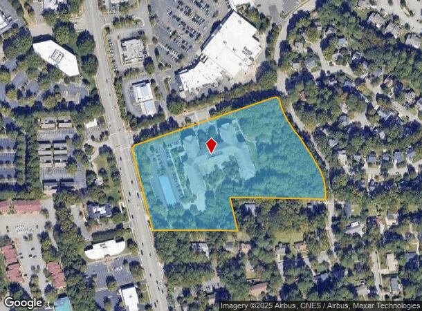 1200 Carlos Dr, Raleigh, NC Parcel Map
