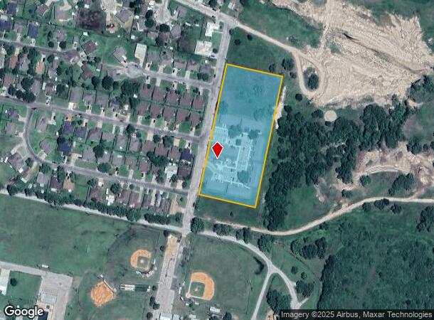  550 N Montgomery Ave, Giddings, TX Parcel Map
