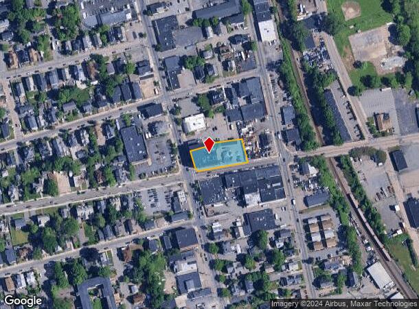  1102 Main St, Brockton, MA Parcel Map