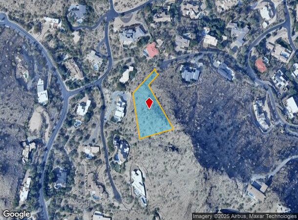 7531 N Silver Path, Paradise Valley, AZ Parcel Map