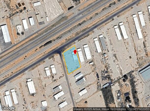  7901 W Industrial Ave, Midland, TX Parcel Map