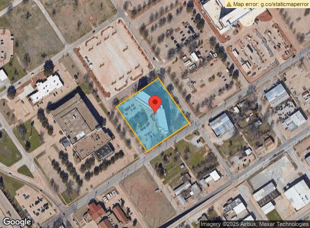  400 Burnett St, Wichita Falls, TX Parcel Map