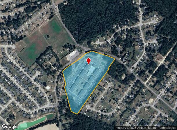 1002 S Pointe Dr, Raeford, NC Parcel Map