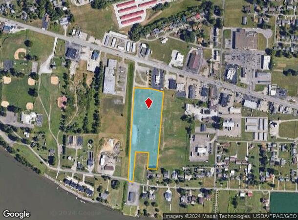  1224 Blennerhassett Ave, Belpre, OH Parcel Map