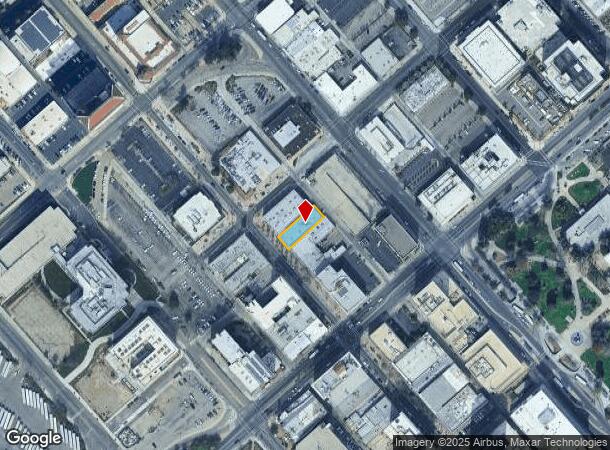  1246 Fulton St, Fresno, CA Parcel Map