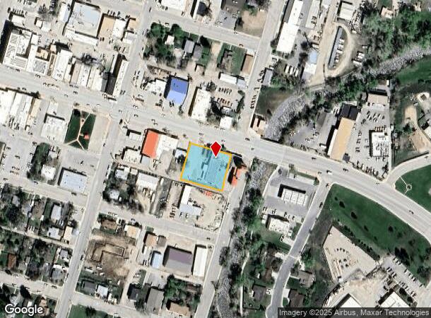  123 Main St, Lander, WY Parcel Map