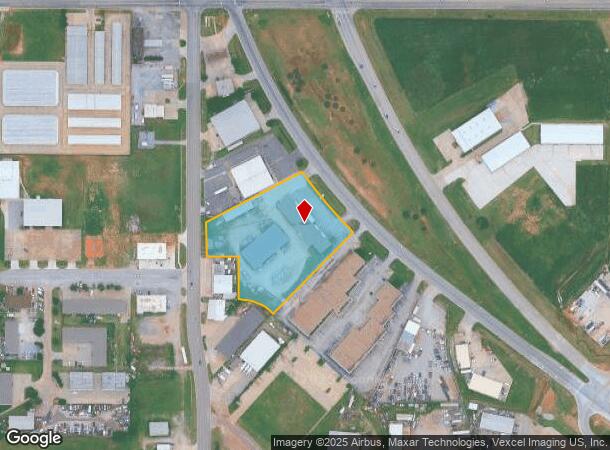  2631 N Shields Blvd, Moore, OK Parcel Map
