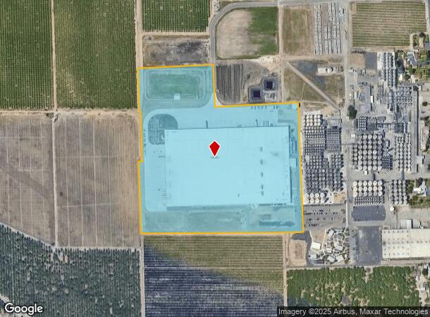 12133 S St Rt 99 West Frontage Rd, Manteca, CA Parcel Map