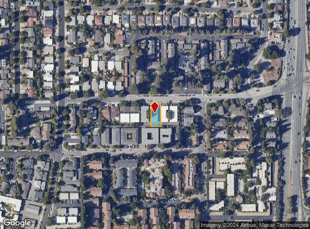  3736 Poinciana Dr, Santa Clara, CA Parcel Map