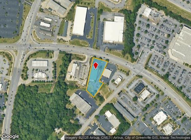 1018 Woodruff Rd, Greenville, SC Parcel Map