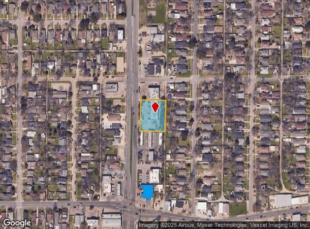  910 S Hampton Rd, Dallas, TX Parcel Map