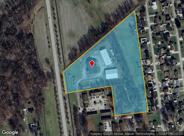 2000 Justin Way, Aberdeen, OH Parcel Map