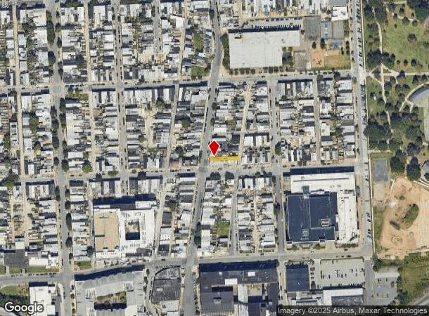  1737 Light St, Baltimore, MD Parcel Map