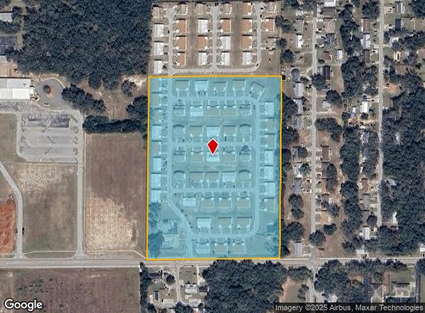  3800 Youth Care Ln, Sebring, FL Parcel Map