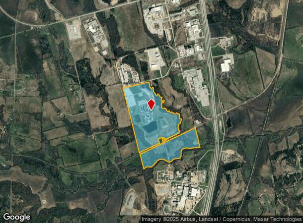  510 Progress Dr, Sherman, TX Parcel Map